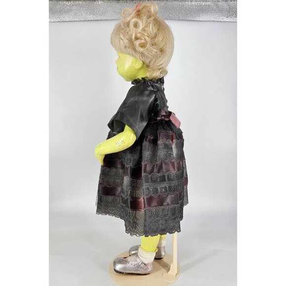 Haunted Doll Girl OOAK Artist Hand Painted Scary Spooky Halloween Porcelain 20" - Picture 8 of 11